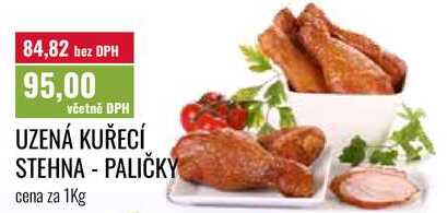 UZENÁ KUŘECÍ STEHNA - PALIČKY cena za 1Kg 