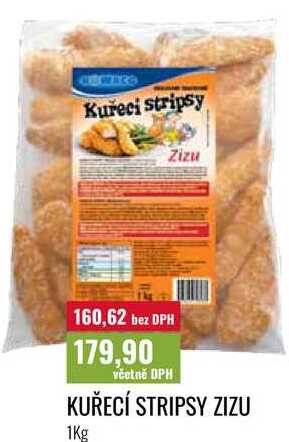 KUŘECÍ STRIPSY ZIZU 1Kg 