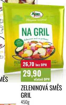 ZELENINOVÁ SMĚS GRIL 450g 