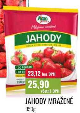 JAHODY MRAŽENÉ 350g 