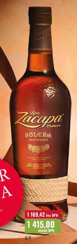 RON ZACAPA SOLERA 0,7l