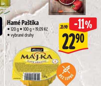 Hamé Paštika 120 g  