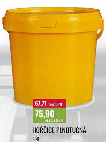 HOŘČICE PLNOTUČNÁ 5Kg 