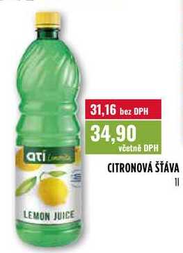 CITRONOVÁ ŠŤÁVA 1l