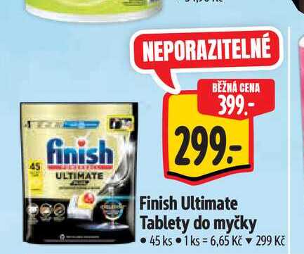   Finish Ultimate Tablety do myčky 45 ks 