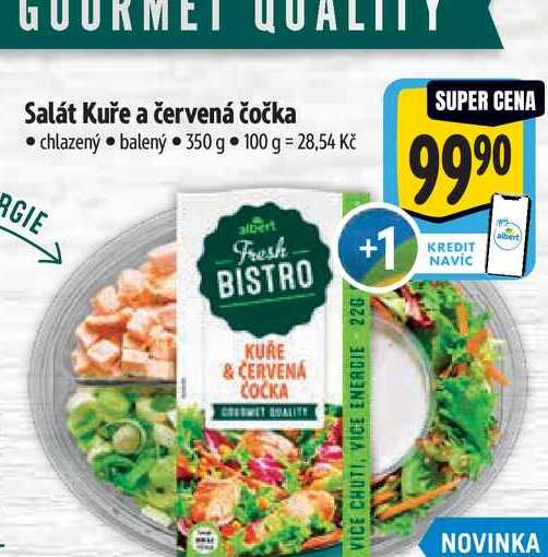  Salát Kuře a červená čočka 350 g