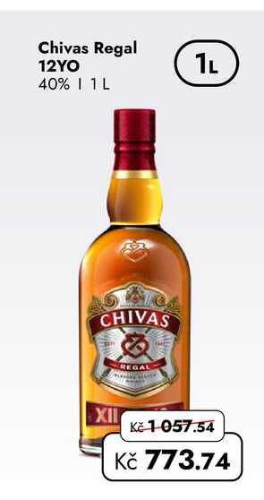 Chivas Regal 12YO 40%  1L  