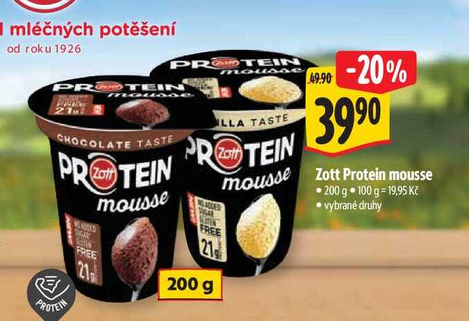   Zott Protein mousse  200 g 