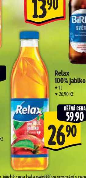   Relax 100% jablko 1 l