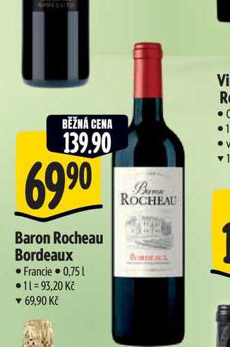   Baron Rocheau Bordeaux0,75 l