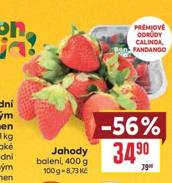 Jahody balení, 400 g