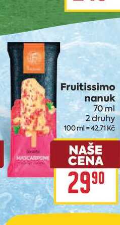 Fruitissimo nanuk 70 ml