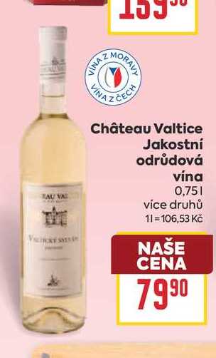 Château Valtice Jakostní odrůdová vína 0,75l