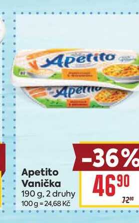 Apetito Vanička 190 g