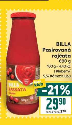BILLA Pasírovaná rajčata 680 g