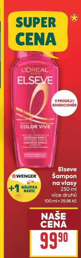 Elseve Šampon na vlasy 250 ml