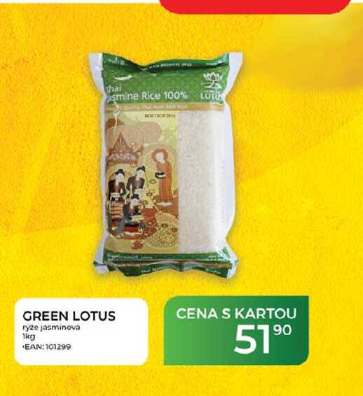 GREEN LOTUS rýže jasmínová 1kg  