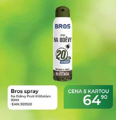Bros spray Na Oděvy Proti Klištatúm 90ml  
