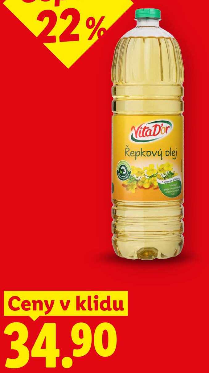 Řepkový olej, 1 l