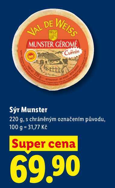 Sýr Munster, 220 g