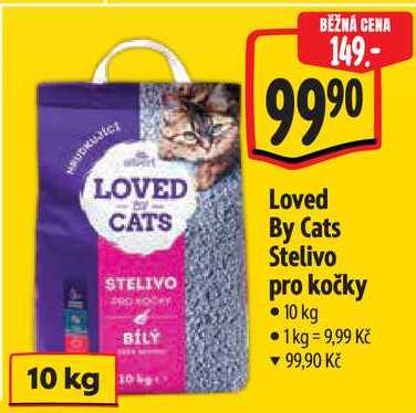 Loved By Cats Stelivo pro kočky, 10 kg  