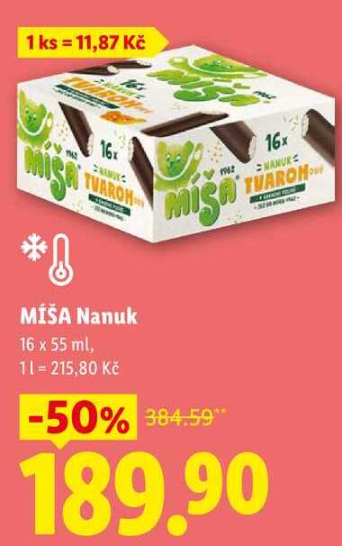 MÍŠA Nanuk, 16x 55 ml
