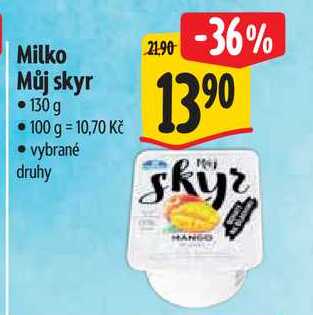 Milko Můj skyr, 130 g 