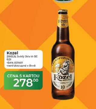 Kozel 20 x 0,5 L