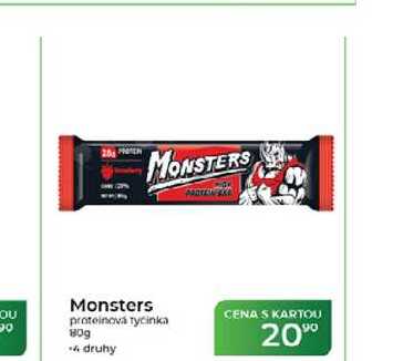 Monsters proteinová tyčinka 80g 