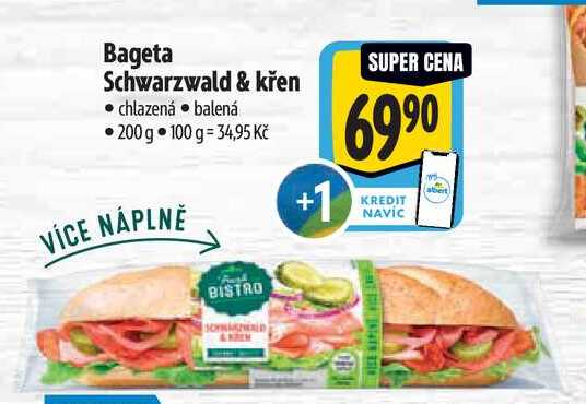 Bageta Schwarzwald & křen, 200 g