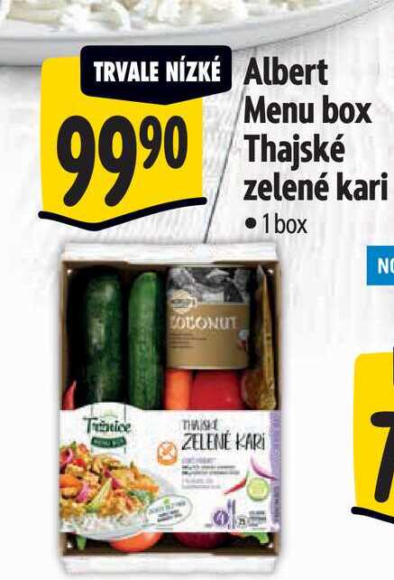 Albert Menu box Thajské zelené kari 