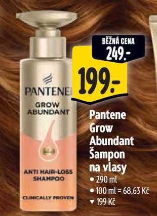 Pantene Grow Abundant Šampon na vlasy, 290 ml