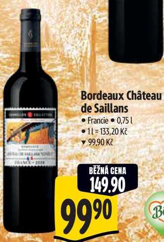 Bordeaux Château de Saillans, 0,75 l