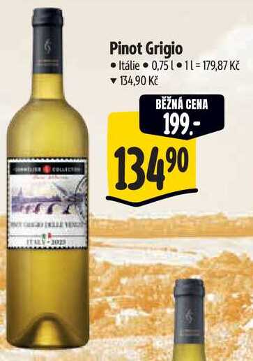 Pinot Grigio, 0,75 l