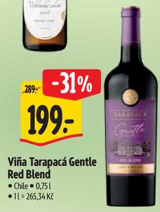 Viña Tarapacá Gentle Red Blend, 0,75 l