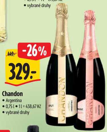 Chandon, 0,75 l