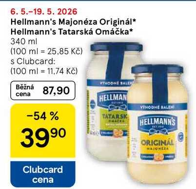 Hellmann's Majonéza Originál, 340 ml 