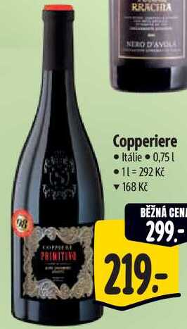 Copperiere, 0,75 l