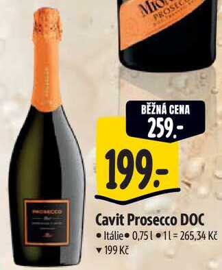 Cavit Prosecco DOC, 0,75 l