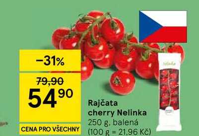 Rajčata cherry Nelinka, 250 g