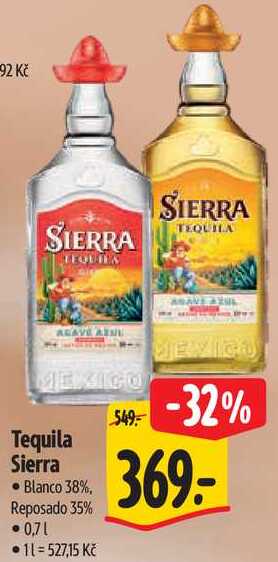 Tequila Sierra, 0,7 l