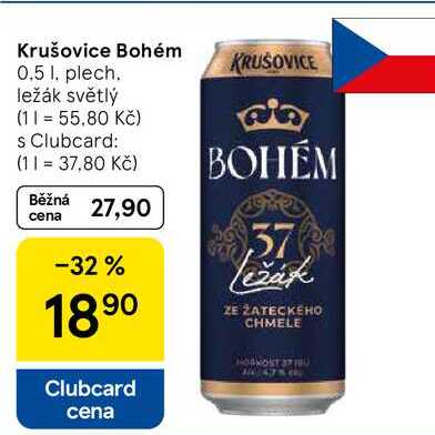 Krušovice Bohém, 0.5 l
