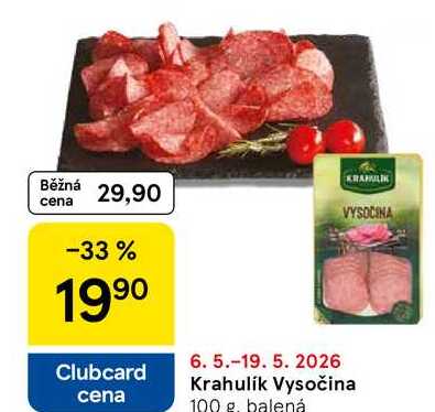 Krahulík Vysočina, 100 g 