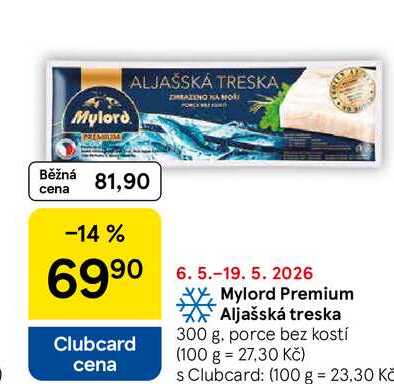 Mylord Premium Aljašská treska, 300 g 