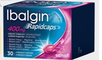 Ibalgin® Rapidcaps 400 mg 30 měkkých tobolek
