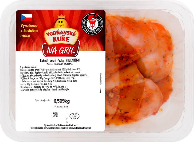 Vodňanská drůbež Kuřecí prsní řízky Argentina/Sweet-chilli