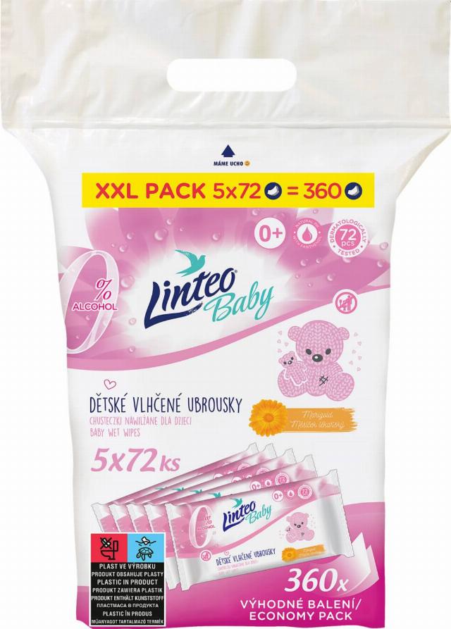 Linteo Dětské vlhčené ubrousky