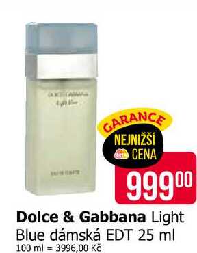 Dolce & Gabbana Light Blue dámská EDT 25 ml