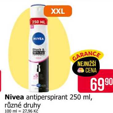 Nivea antiperspirant 250 ml