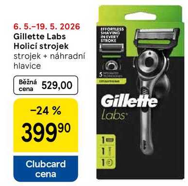 Gillette Labs Holicí strojek strojek + náhradní hlavice